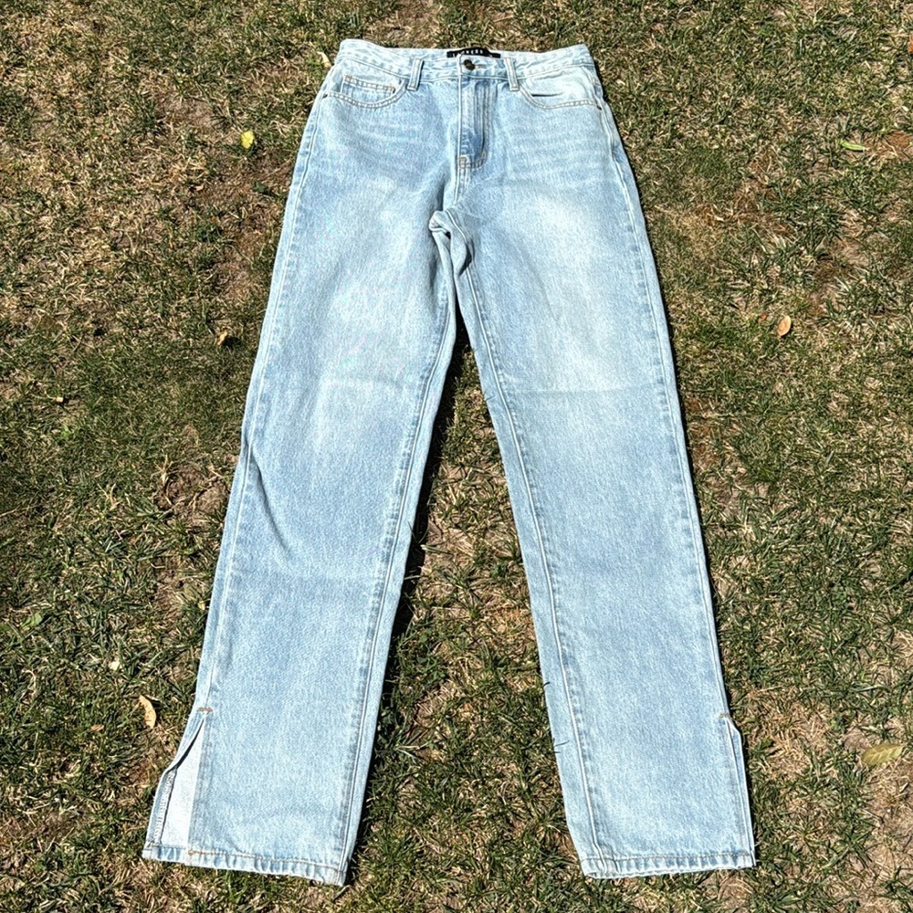 Lioness oversized split hem jeans -  size XS